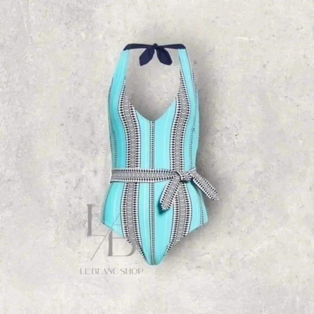 NEW LEMLEM Luchia Belted One-Piece Swimsuit B1281